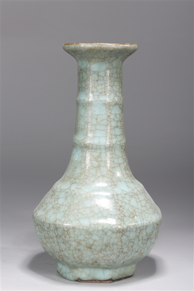 Chinese ceramic glazed bottle vase