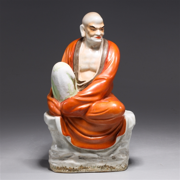 Chinese porcelain monk statue  2aa716
