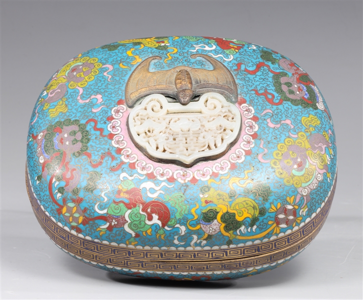 Chinese cloisonne oval form covered 2aa71c