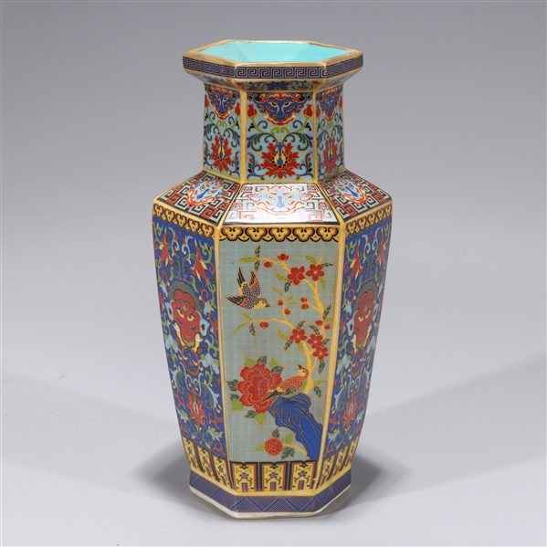 Elaborate Chinese enamaled porcelain