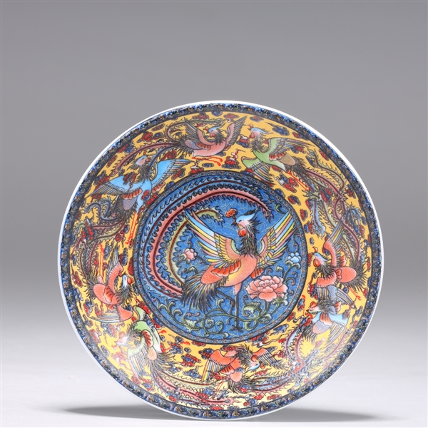 Chinese enameled porcelain dish 2aa7c0