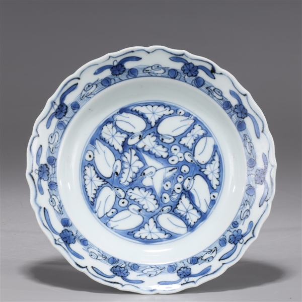 Antique Chinese Blue and White