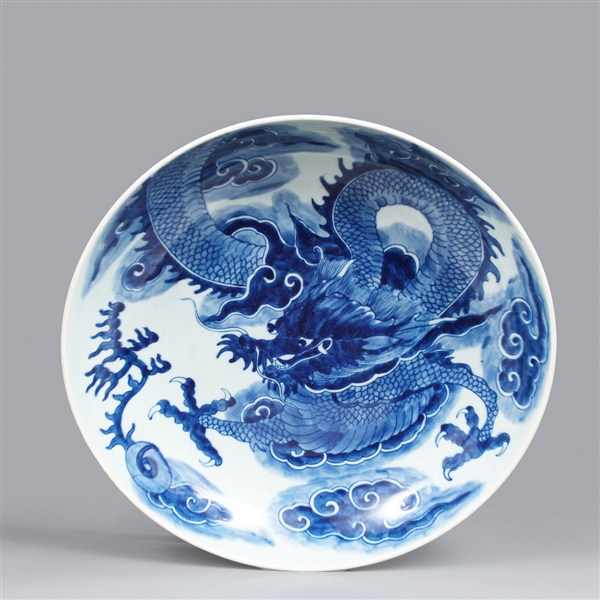 Well detail Chinese blue and white