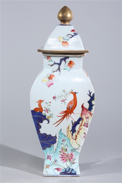 Chinese famille rose enameled porcelain