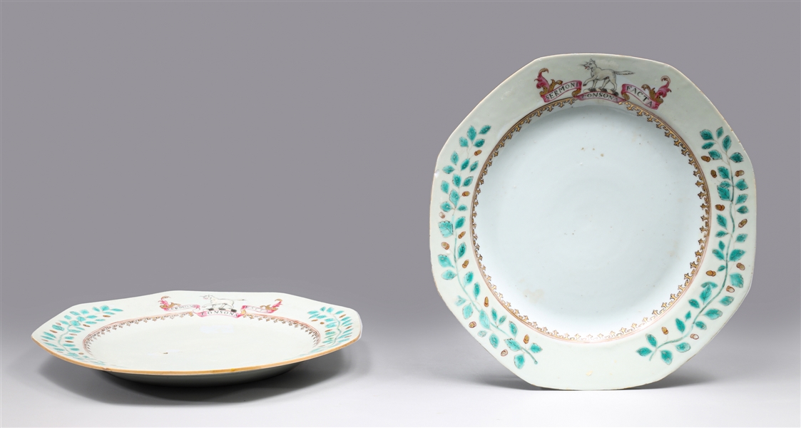 Pair of antique Chinese export 2aa914