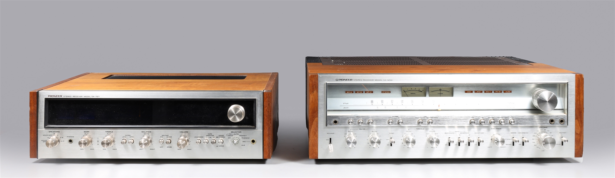 Group of two vintage Pioneer stereo