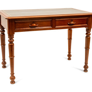 An American Two Drawer Console