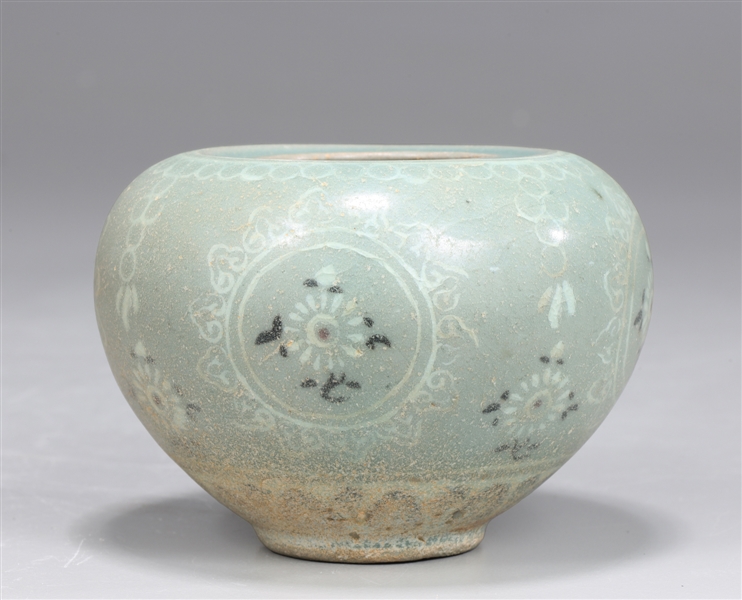 Korean inlaid celadon glazed brush 2aa9da