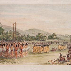 George Catlin
Ball-Play Dance
lithograph
