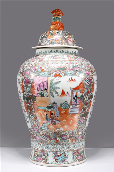 Large Chinese famille rose enameled 2aaa06