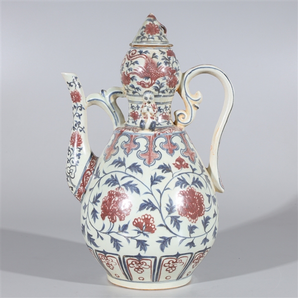 Chinese red blue and white porcelain 2aaa42