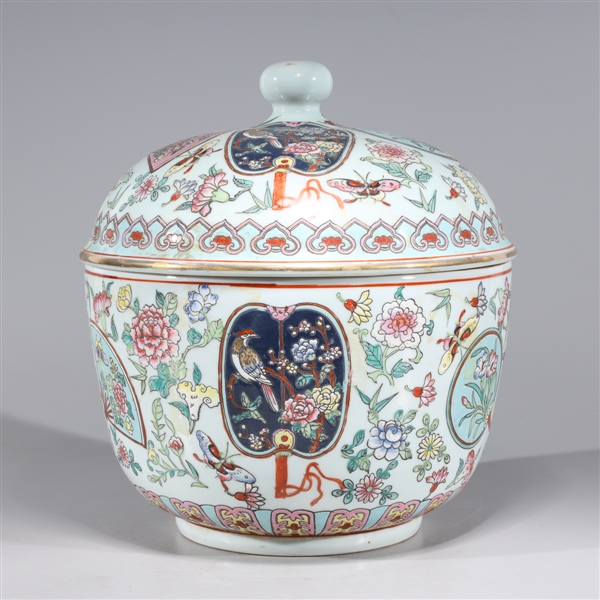 Chinese famille rose enameled porcelain