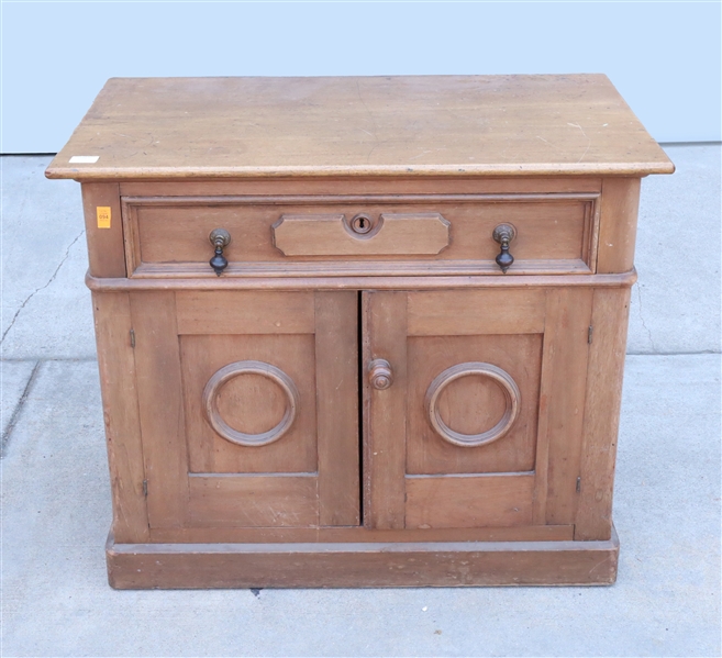 Vintage American wood cabinet with