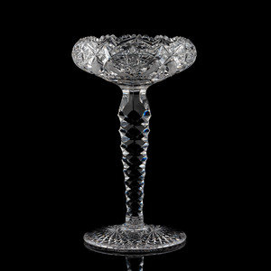 A Brilliant-Period Cut Glass Jelly Compote