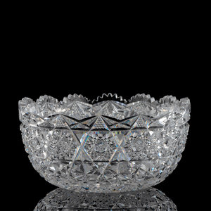 A Brilliant-Period Cut Glass Bowl
Height