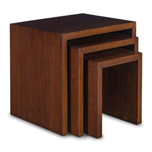A Set of Waterfall Nesting Tables 20th 2aac04