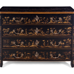 A Louis XV Style Chinoiserie Decorated 2aac26