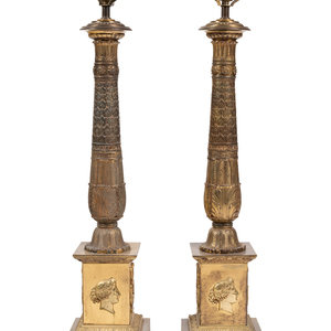 A Pair of Empire Style Gilt Bronze 2aac53
