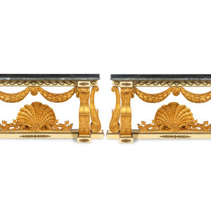 A Pair of Neoclassical Style Giltwood 2aaca0