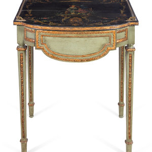 A Continental Chinoiserie Decorated 2aacd6