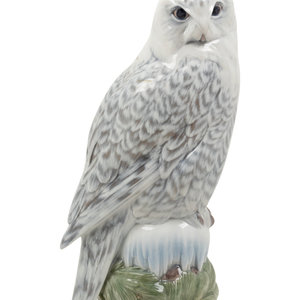 A Royal Copenhagen Porcelain Owl
Circa
