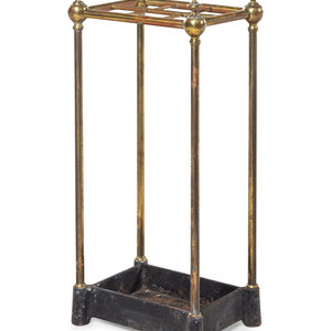 An English Brass Umbrella Stand Late 2aad5a