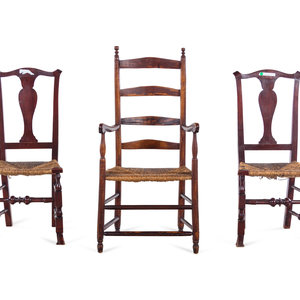 A Pair of American Side Chairs with