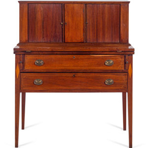 A Federal Mahogany Secretary Desk Early 2aad82