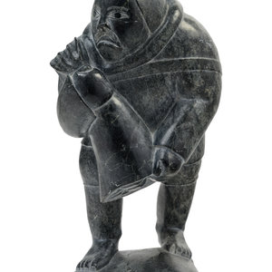 An Inuit Carved Soapstone Figure 20th 2aadc2