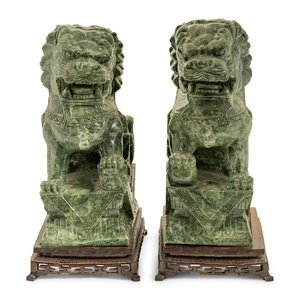 A Pair of Chinese Export Carved 2aae07