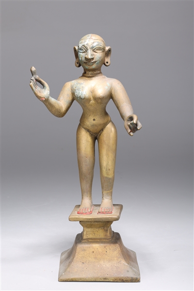 Antique Indian bronze standing