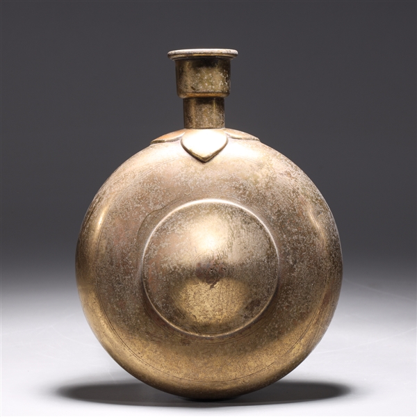 Antique Indian gilt bronze vessel 2aae51