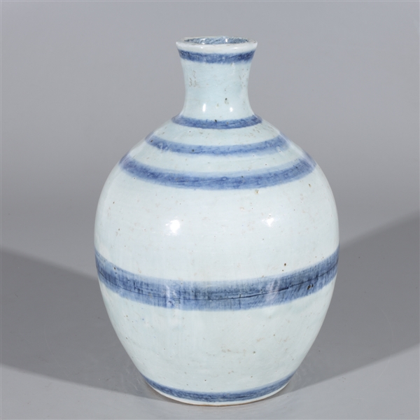 Chinese white glazed ceramic vase