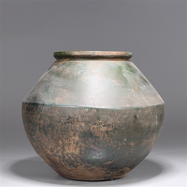 Chinese green glazed pottery vase  2aae6b