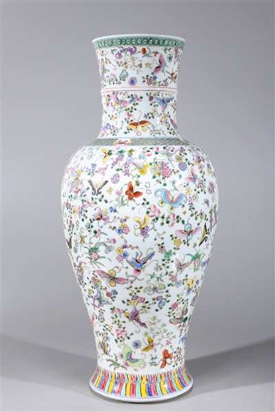 Large Chinese famille rose enameled