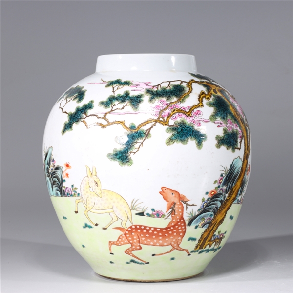 Chinese famille rose enameled porcelain