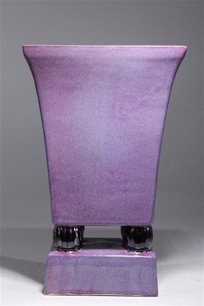 Large Chinese purple glazed vase  2aae85