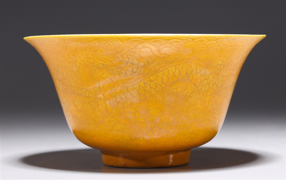 Chinese yellow ground porcelain