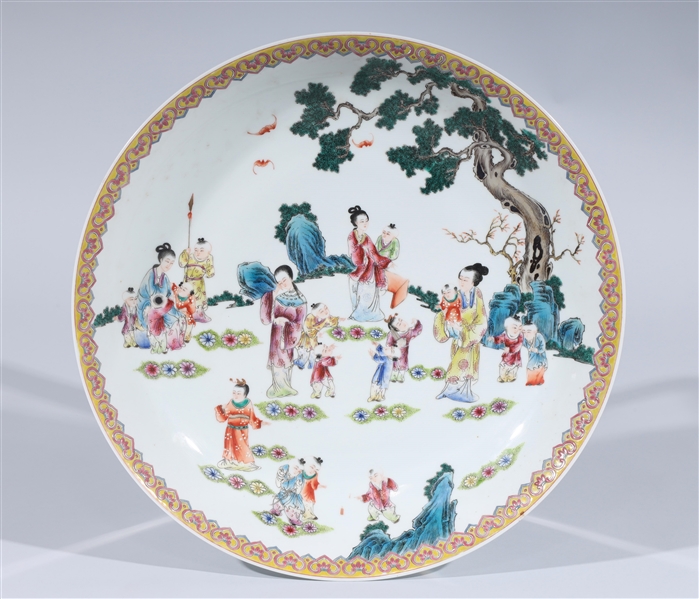 Chinese famille rose enameled porcelain