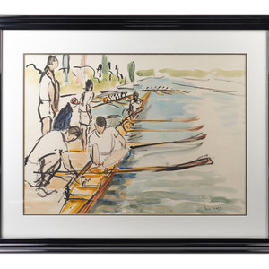 Paul Maze
(French, 1887-1979)
Sculling