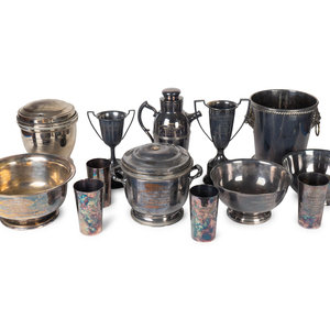 A Collection of Silverplate Trophies 20TH 2aaf66