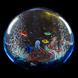 A Murano Art Glass Aquarium 20TH 2ab017