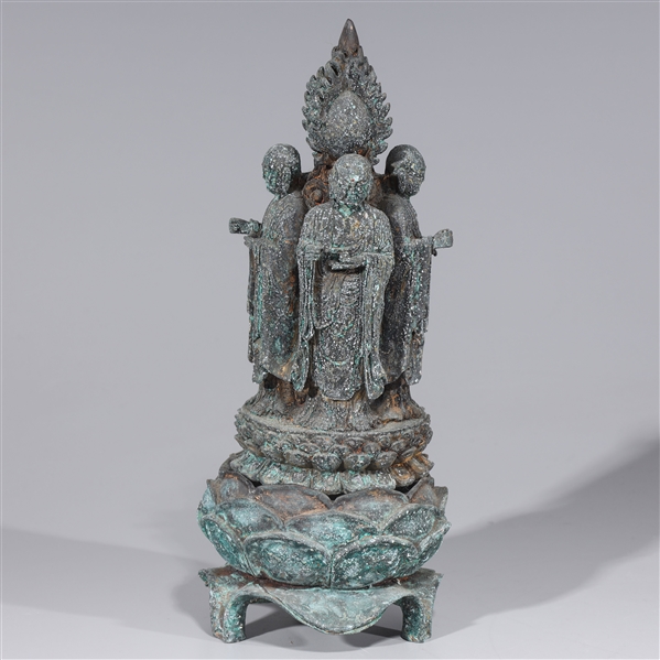 Chinese bronze Buddhist figural