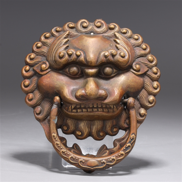 Chinese Bronze door knocker in