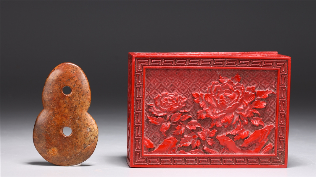 Chinese brown hardstone carving