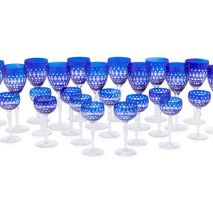 A Group of Cobalt Blue Cut-to-Clear