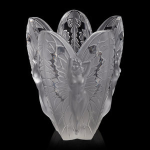 A Lalique Chrysalide Vase Second 2ab2a9