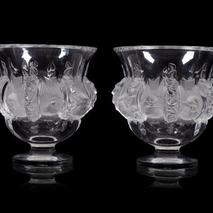 A Pair of Lalique Dampierre Vases
Second