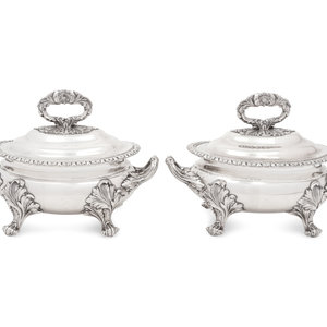 A Pair of Victorian Silver Plate 2ab31d