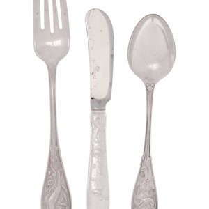 A Tiffany Co Silver Flatware 2ab349